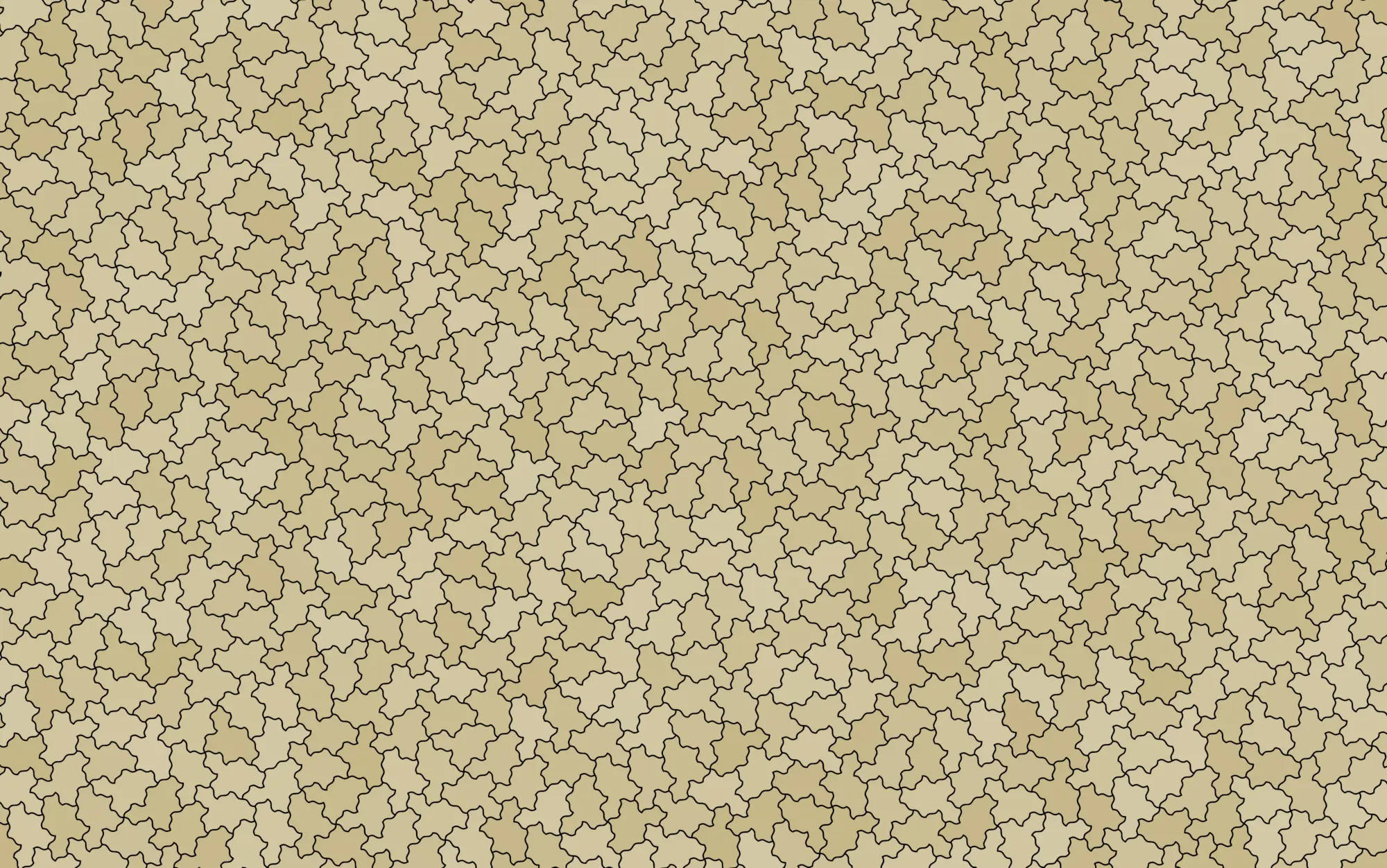 Lots of Spectre tiles covering the plane.